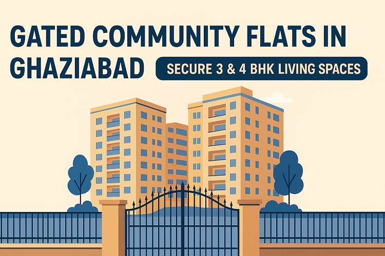 Gated Community Flats in Ghaziabad: Secure 3 & 4 BHK Living Spaces